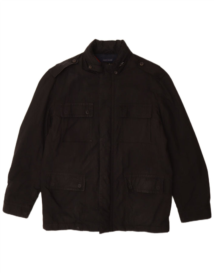 Ανδρικό Military Jacket Tommy Hilfiger UK 38 Medium Black Polyester