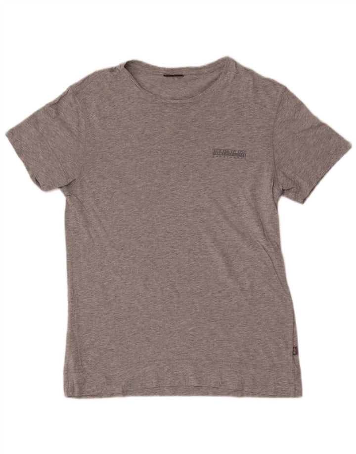 Ανδρικό μπλουζάκι Napapijri Geographic Top Small Grey