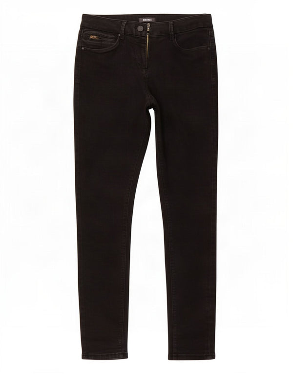 Marks & Spencer Γυναικεία Jegging Τζιν UK 12 Medium W30 L30 μαύρο βαμβακερό