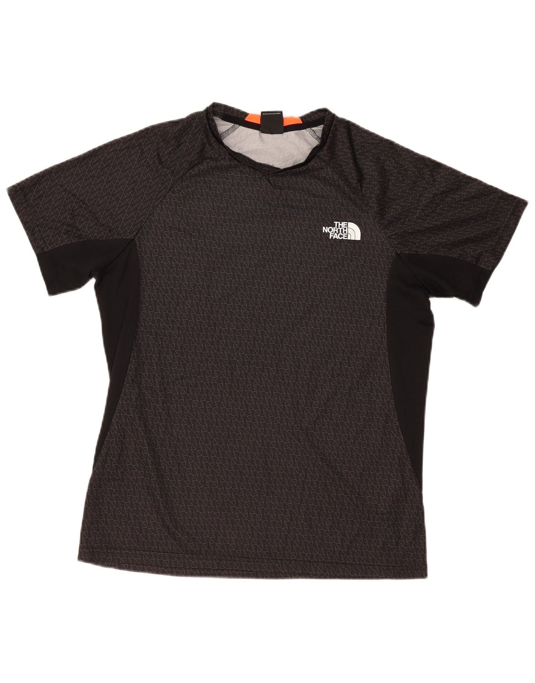 Ανδρικό T-Shirt North Face Top Medium Black Geometric Polyester
