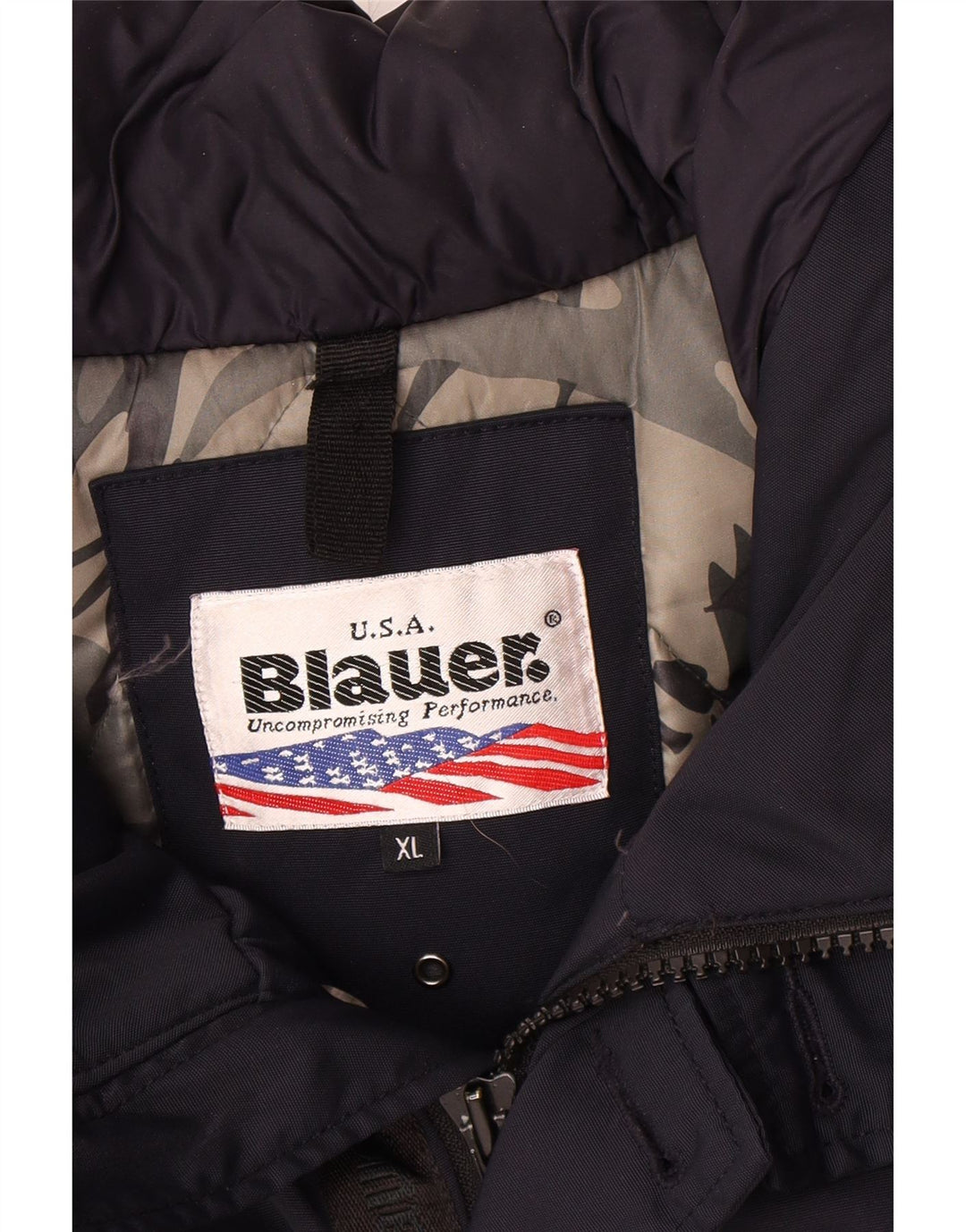 Ανδρικό μπουφάν Parka με κουκούλα BLAUER UK 42 XL Navy Blue
