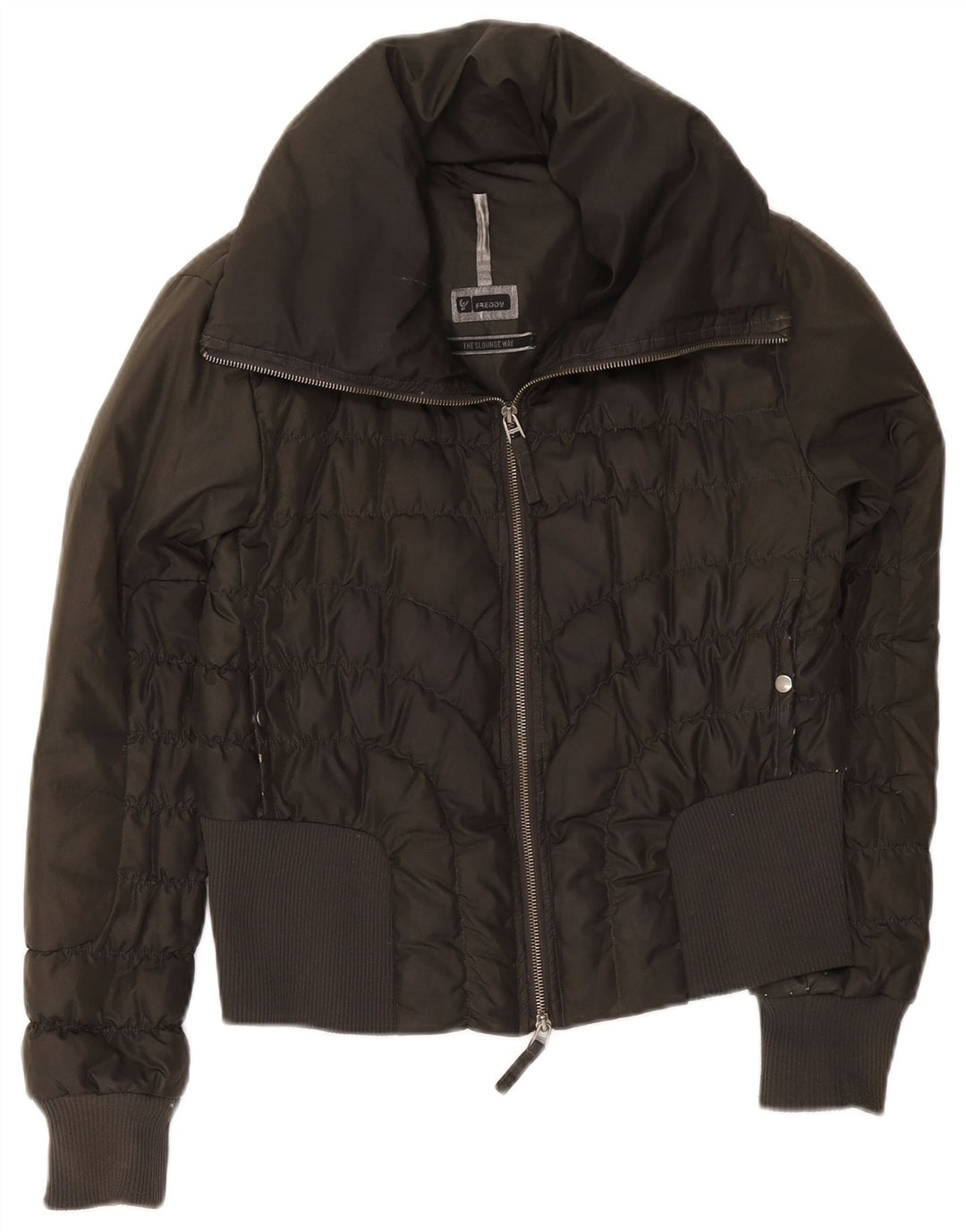 Freddy Γυναικείο μπουφάν με επένδυση IT 44 Medium Grey Polyester