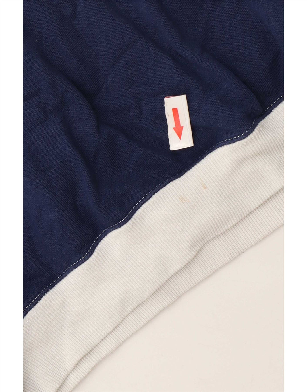 Champion Womens Oversized Crop Φούτερ Jumper UK 10 Small White