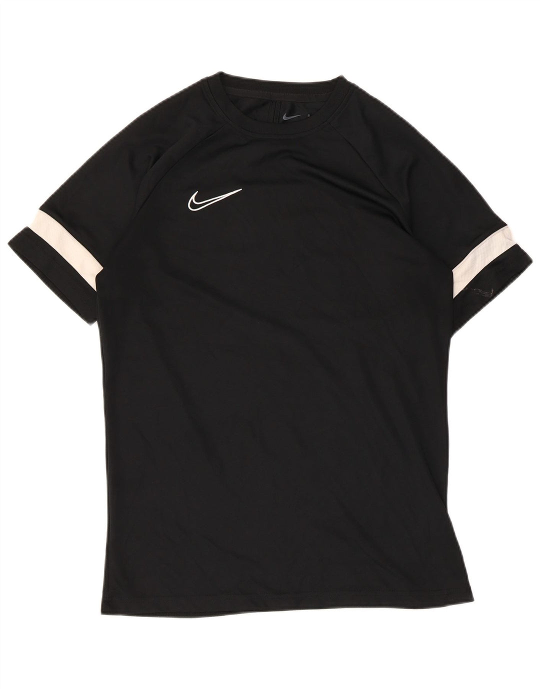 Ανδρικό T-Shirt Nike Αθλητικό μεσαίο μαύρο ριγέ πολυεστέρα