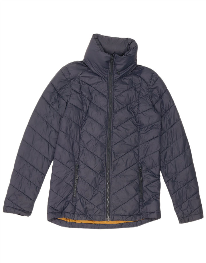 Fat Face Γυναικείο μπουφάν με κουκούλα UK 8 Small Navy Blue Nylon
