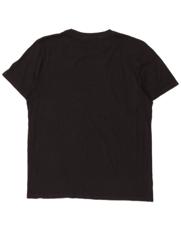 Jack & Jones Ανδρικό T-Shirt Top 2XL μαύρο βαμβακερό