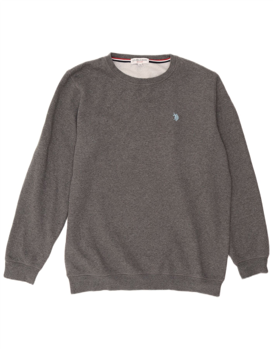 Πόλο Ασν. Ανδρικό φούτερ Jumper 2XL Γκρι βαμβακερό