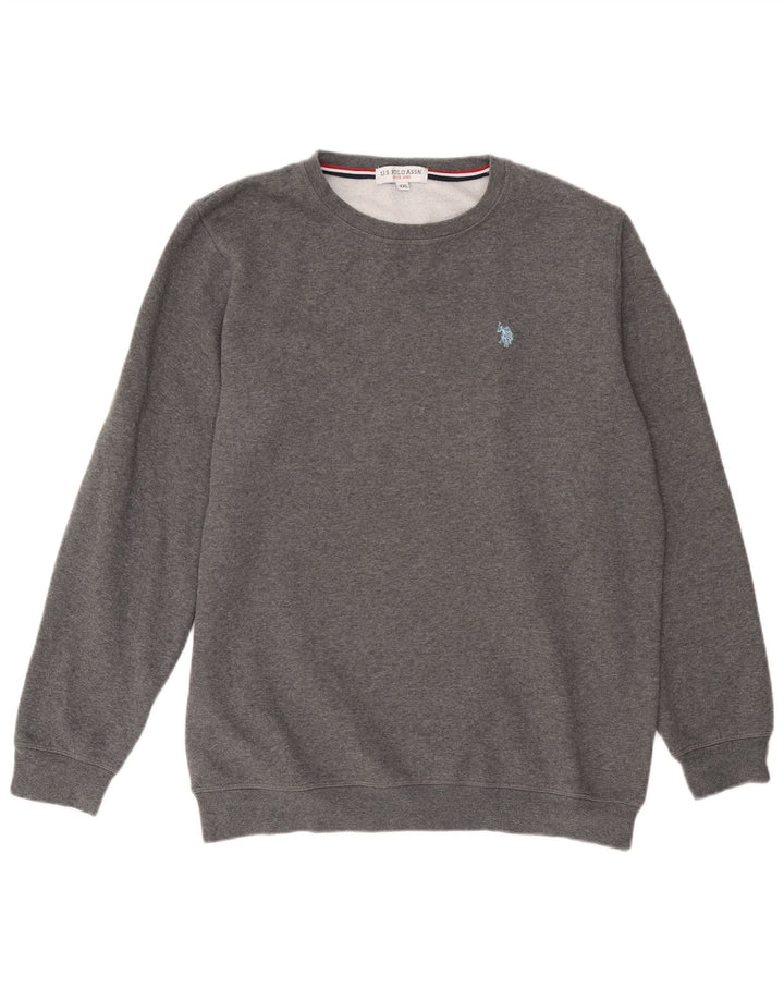 Πόλο Ασν. Ανδρικό φούτερ Jumper 2XL Γκρι βαμβακερό