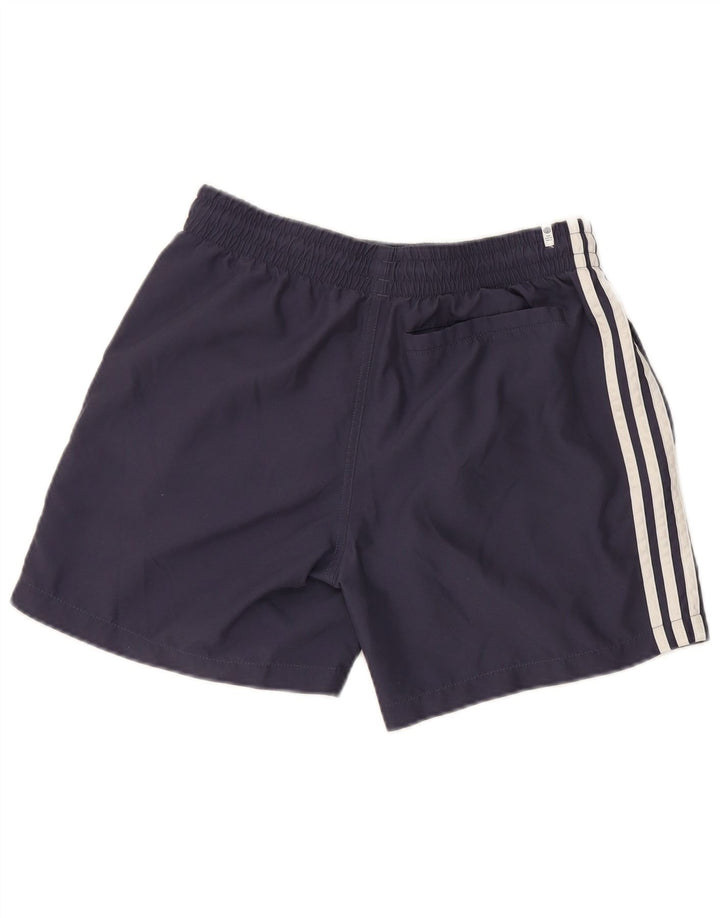 Ανδρικό σορτς κολύμβησης Adidas από μεσαίο μπλε ναυτικό πολυεστέρα