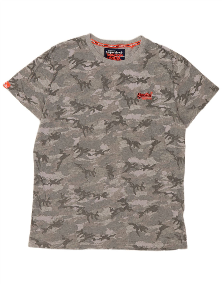 Ανδρικό T-Shirt SUPERDRY Top Medium Grey Camouflage