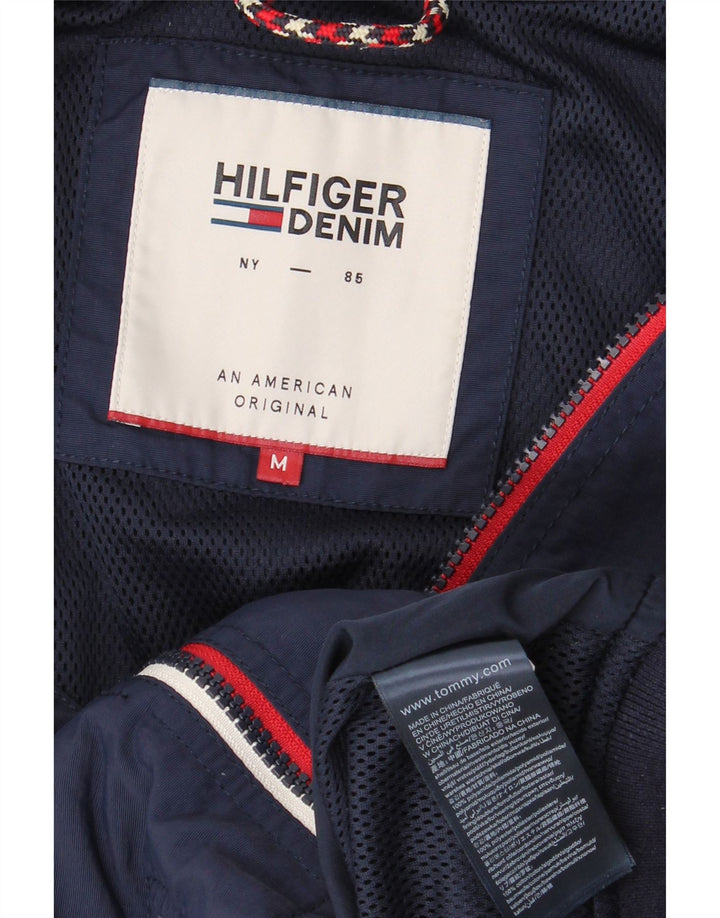 Ανδρική αθλητική φόρμα TOMMY HILFIGER Μπουφάν με μεσαίο μπλε ναυτικό πολυαμίδιο