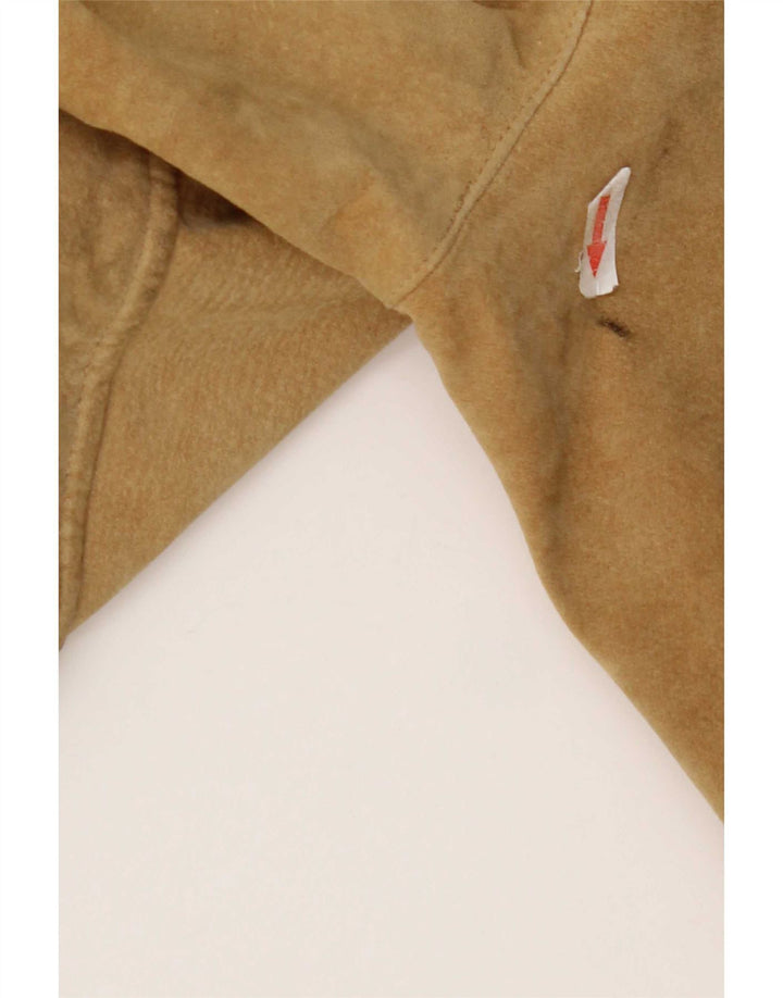 Conbipel Ανδρικό Suede Bomber Jacket IT 56 2XL Beige Leather