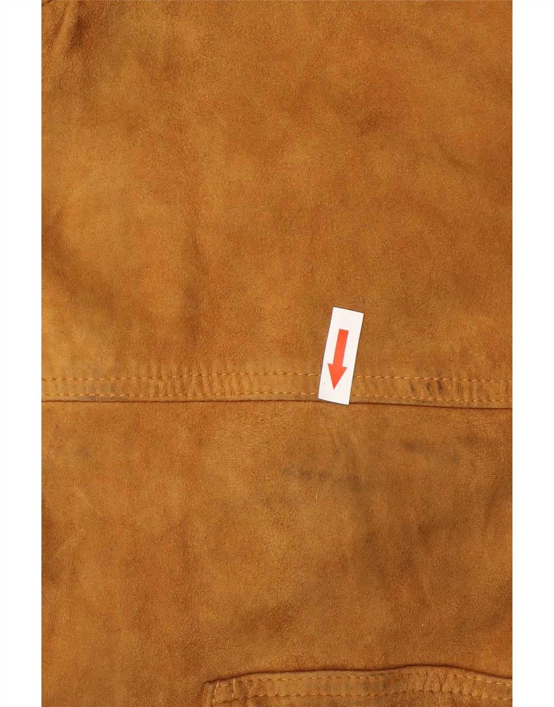 Vintage Ανδρικό Suede Bomber Jacket UK 42 XL Beige Leather
