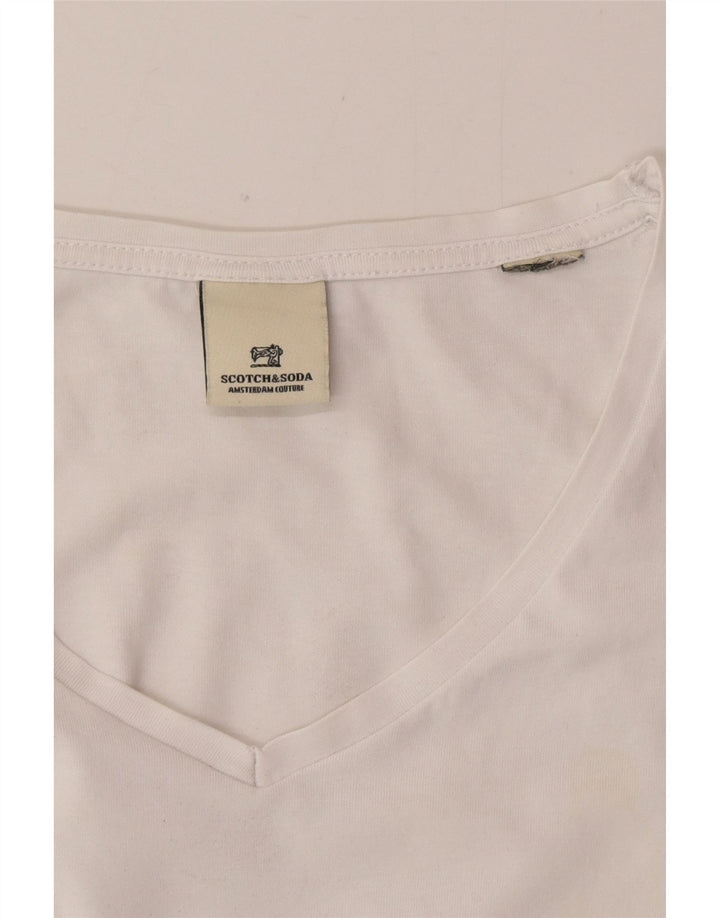 Ανδρικό T-Shirt Scotch & Soda Top Large White