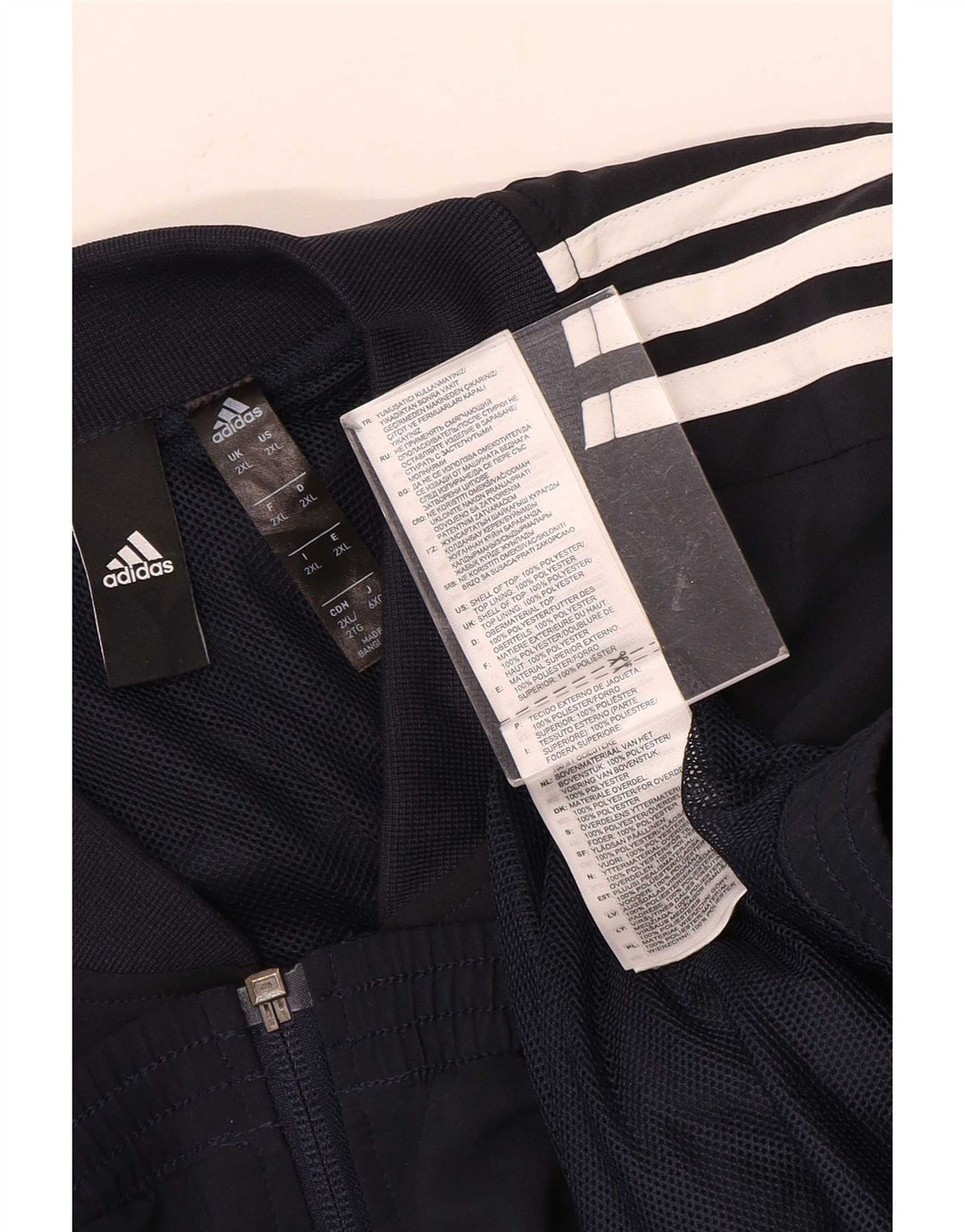 Ανδρική φόρμα Adidas Top Jacket 2XL Navy Blue Polyester