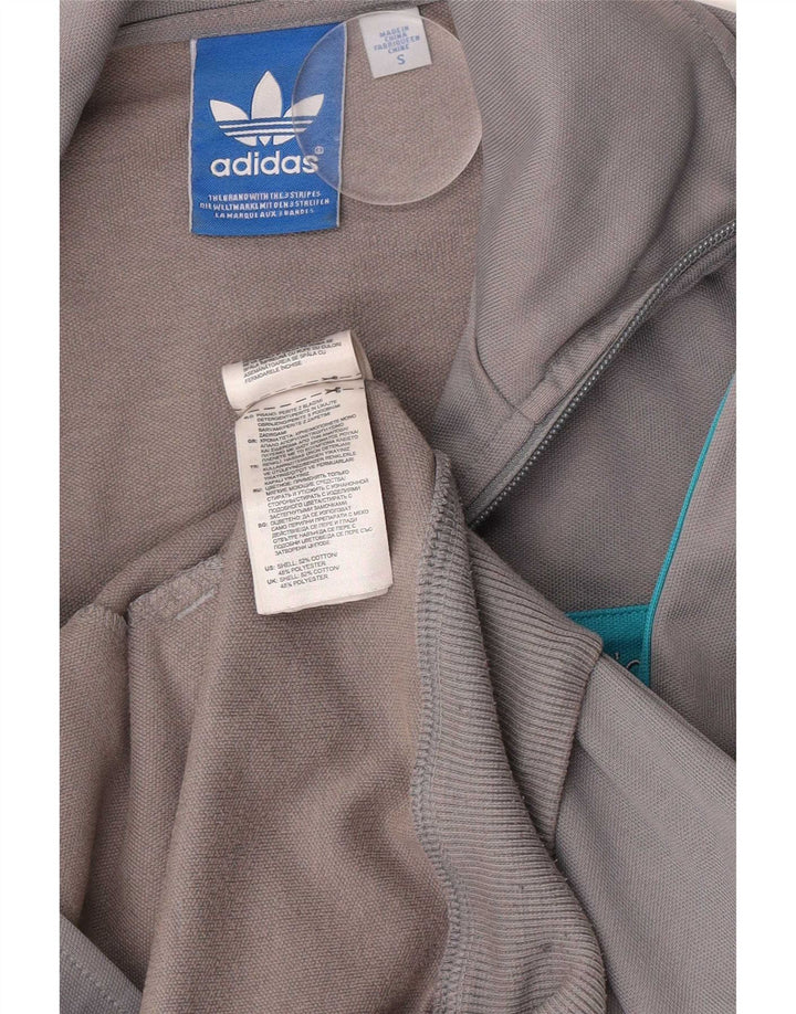 Ανδρική φόρμα Adidas Top Jacket Small Grey Colourblock Cotton
