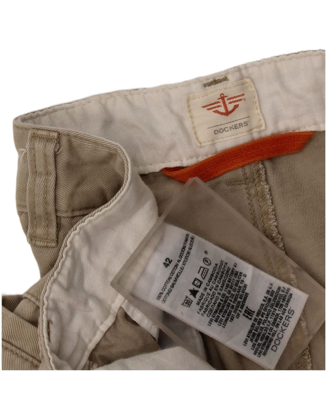 DOCKERS Ανδρικό σορτς Cargo W42 2XL Μπεζ βαμβακερό