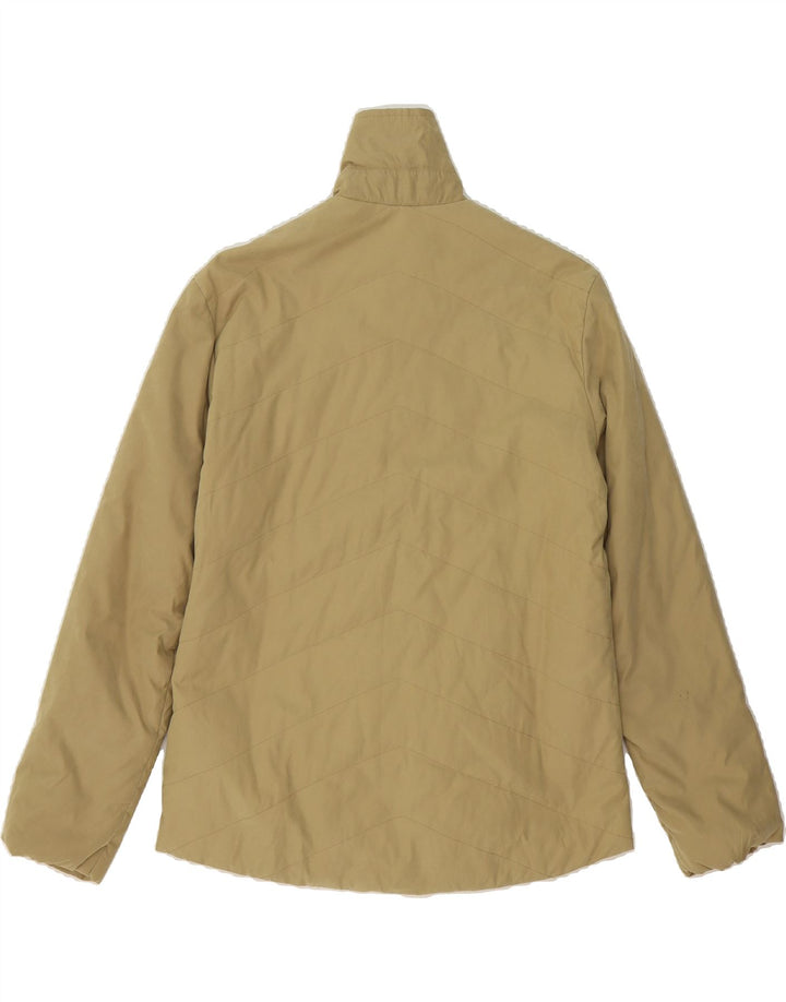 FILA Womens Windbreaker Jacket UK 10 Small Beige Polyester Vintage Fila and Second-Hand Fila from Messina Hembry 