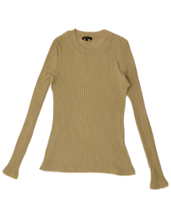 Massimo Dutti Γυναικείο μακρυμάνικο τοπ UK 8 Small Khaki