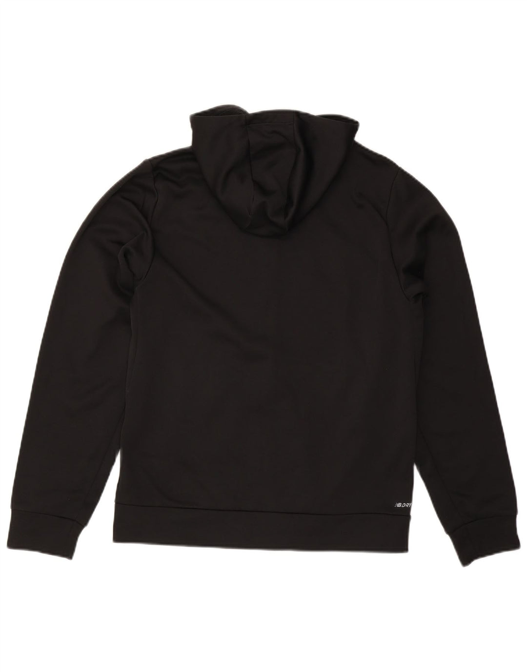 NEW BALANCE Ανδρικό πουλόβερ με κουκούλα με φερμουάρ Μεσαίο μαύρο πολυεστέρα