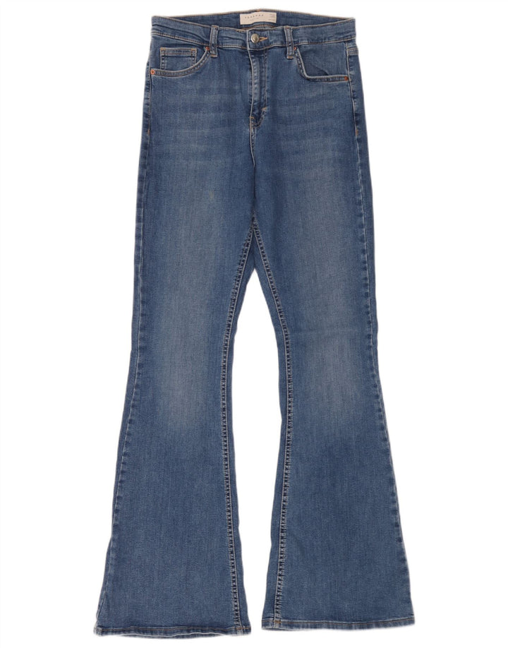 Topshop Γυναικείο Τζιν Jamie Flared W30 L32 Μπλε βαμβακερό