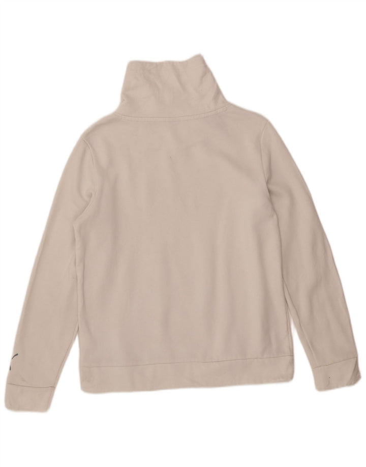 Γυναικεία γραφική φούτερ Puma Jumper UK 14 Μεσαίο λευκό βαμβακερό