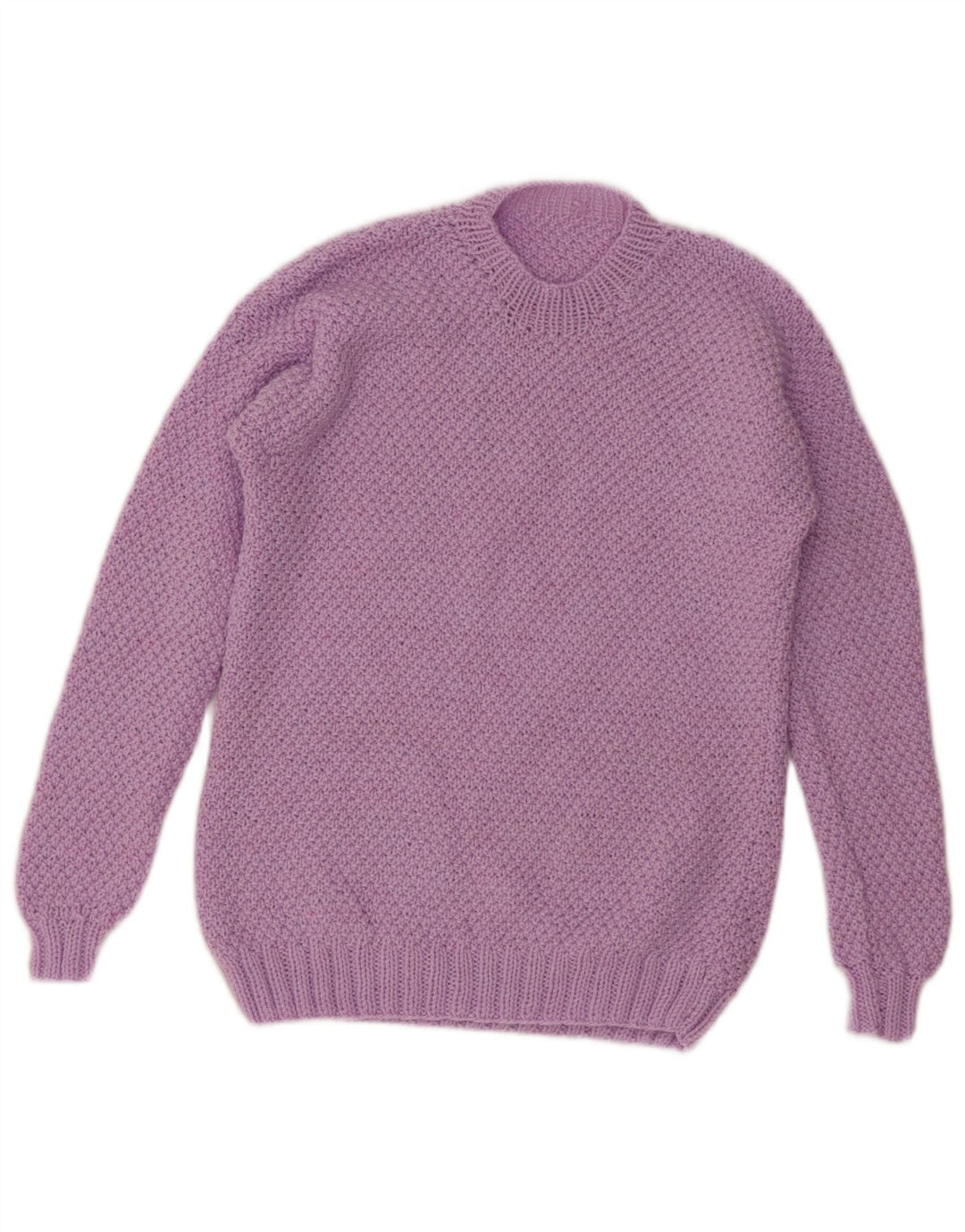 Γυναικείο πουλόβερ με λαιμόκοψη VINTAGE UK 12 Medium Purple