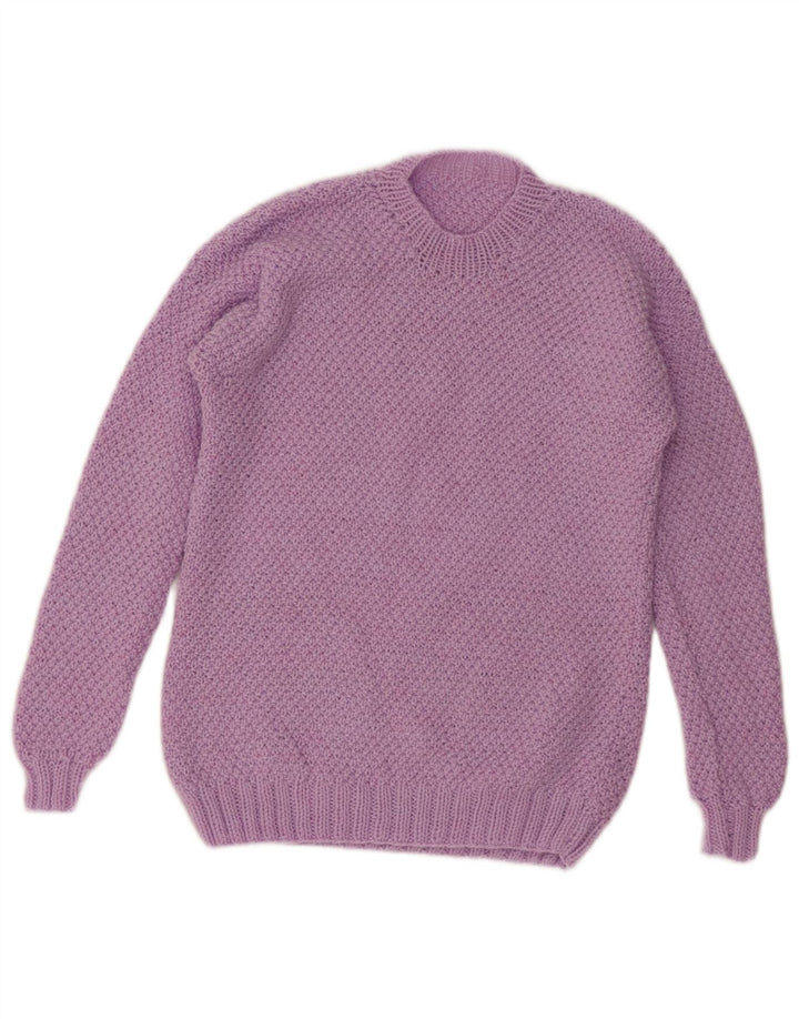 Γυναικείο πουλόβερ με λαιμόκοψη VINTAGE UK 12 Medium Purple