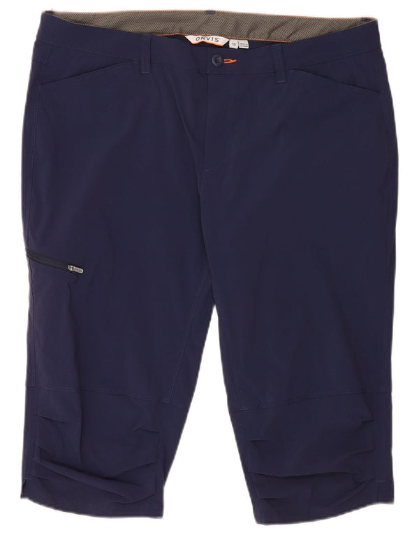Orvis Γυναικείο Σορτς Cargo UK 16 Large W36 Navy Blue Nylon