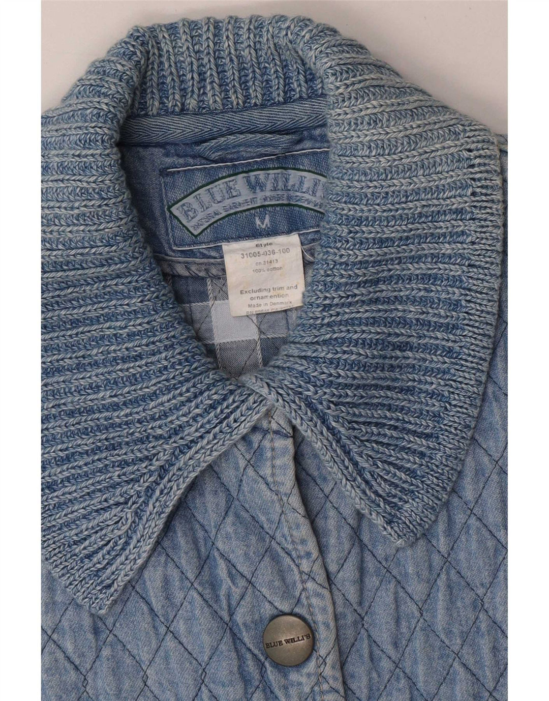 Blue Willi's Γυναικείο Τζιν Gilet UK 14 Medium Cotton