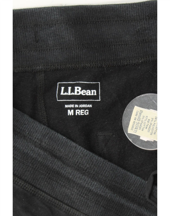 Γυναικεία αθλητική φόρμα L.L.BEAN Παντελόνι Joggers UK 14 μεσαίο μαύρο βαμβακερό
