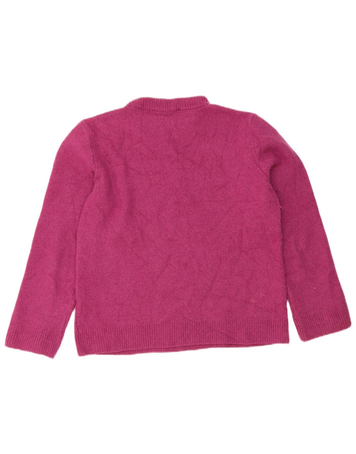 Zara γυναικείο πουλόβερ με λαιμό χελώνα UK 12 Medium Pink