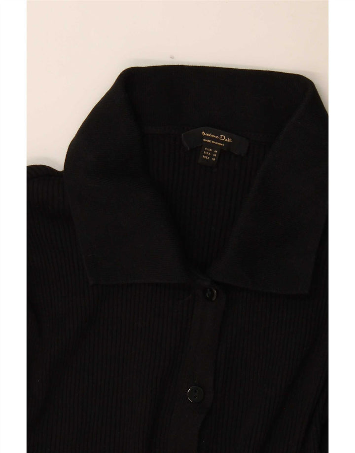 Massimo Dutti Γυναικεία ζακέτα Top UK 12 Medium Black