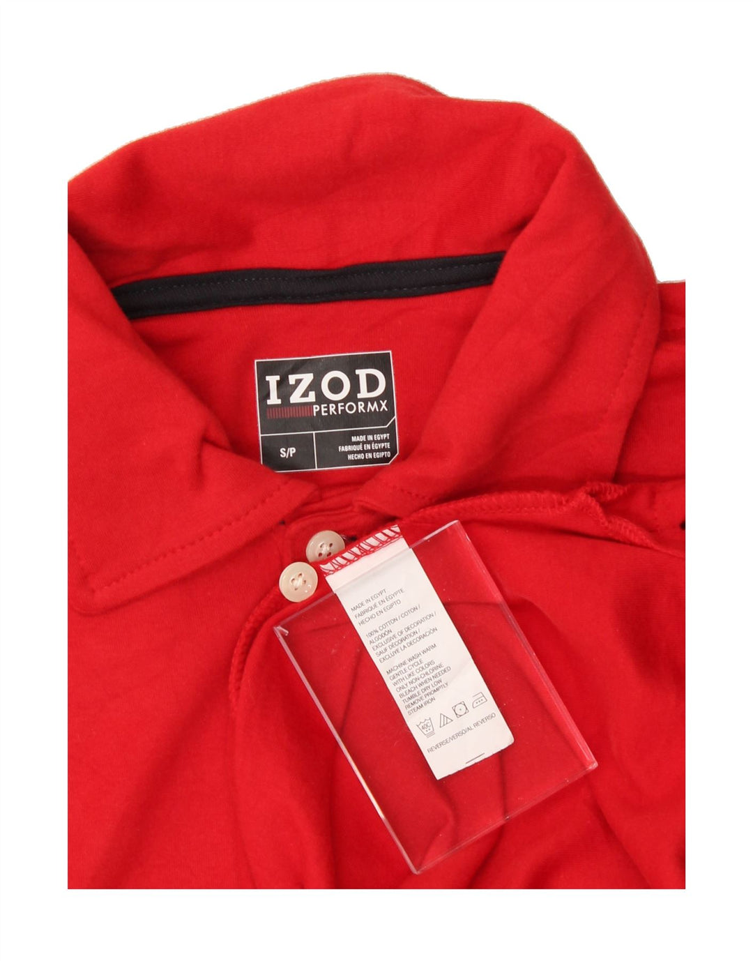 IZOD Mens Polo Shirt Small Red Cotton Vintage Izod and Second-Hand Izod from Messina Hembry 