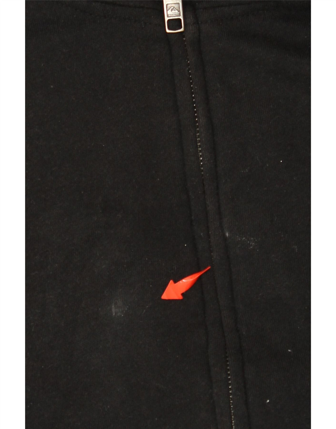 Ανδρικό πουλόβερ με κουκούλα με φερμουάρ QUIKSILVER XL Μαύρο βαμβακερό