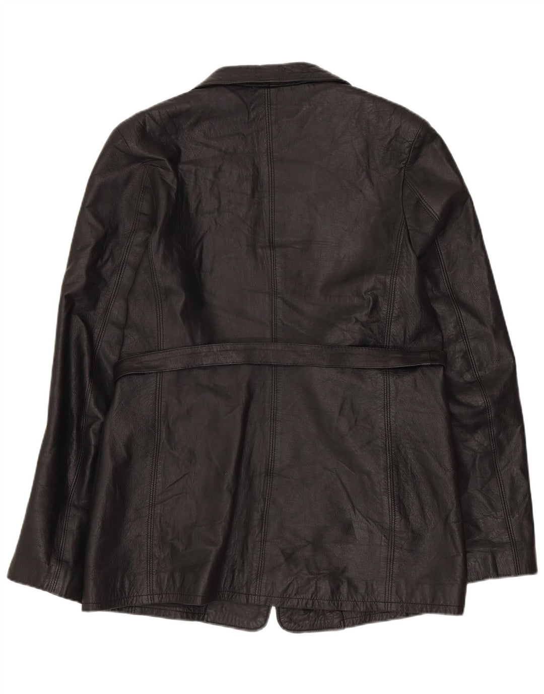 Vagabond Γυναικείο Δερμάτινο Μπουφάν UK 16 Large Μαύρο Δερμάτινο