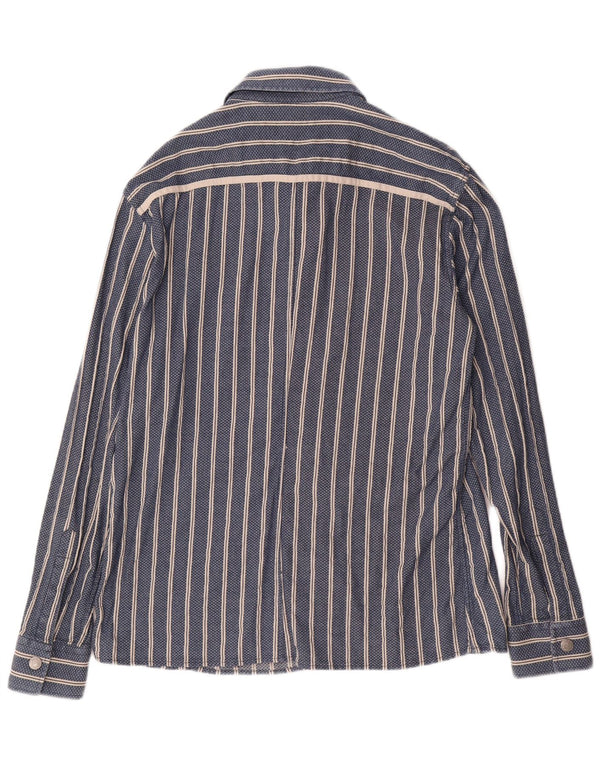 Ανδρικό πουκάμισο ARMANI JEANS 2XL Μπλε ριγέ