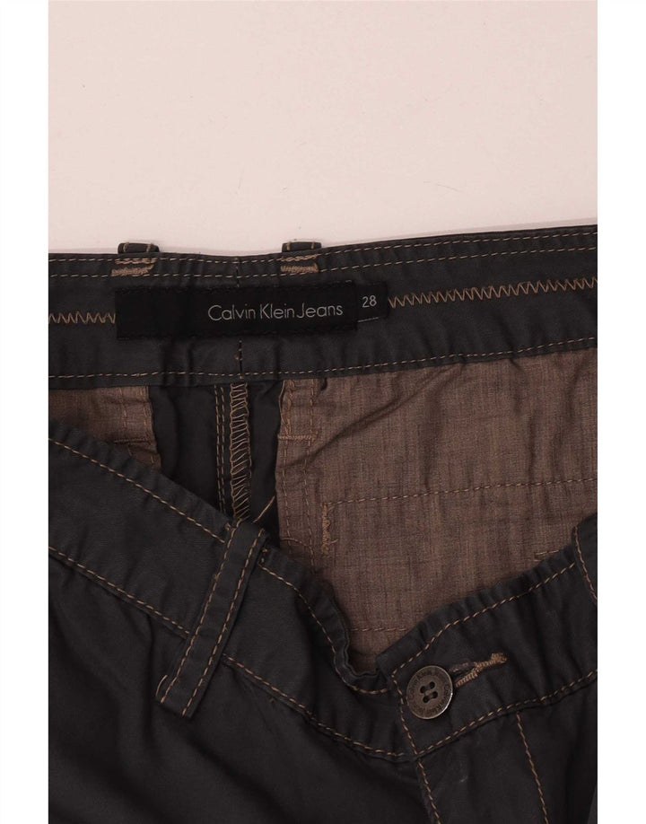 Γυναικείο ίσιο παντελόνι Chino Calvin Klein W28 L29 Γκρι