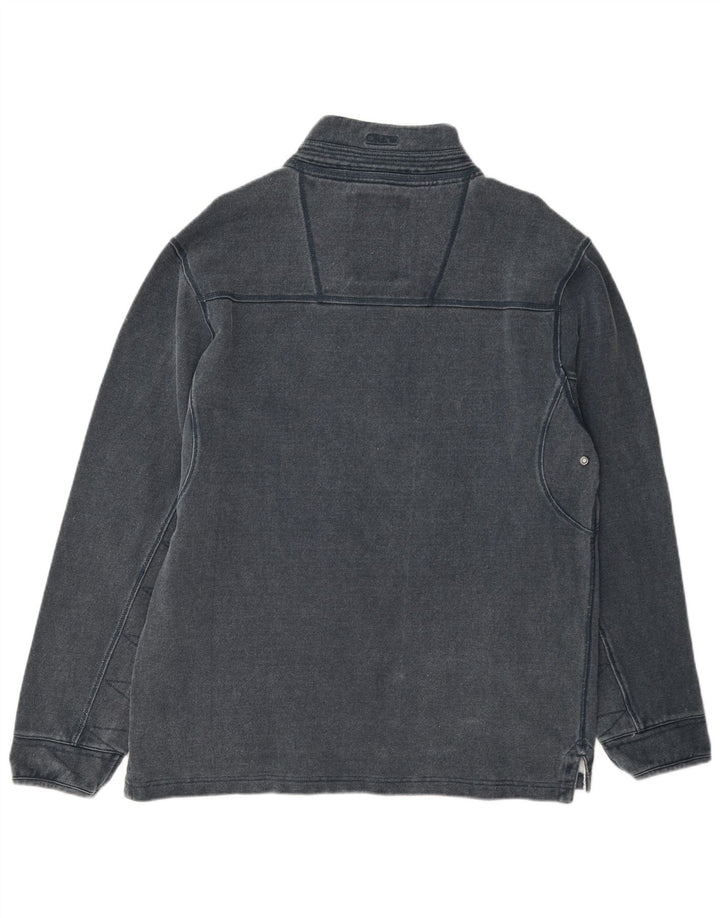 Ανδρικό φούτερ με φερμουάρ Crew Clothing, μεσαίο βαμβακερό γκρι