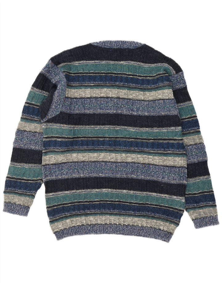 Marks & Spencer Ανδρικό πουλόβερ με λαιμόκοψη St. Michael Crew Small Blue