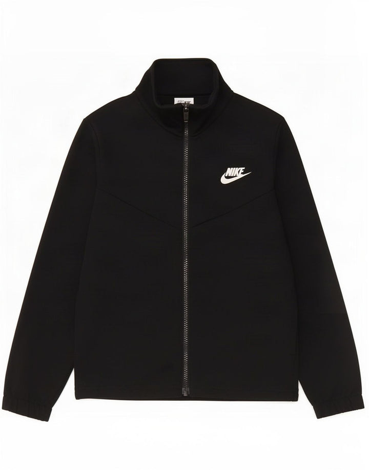Μπουφάν Nike Boys Graphic αθλητική φόρμα 8-9 ετών Μικρό μαύρο πολυεστέρα