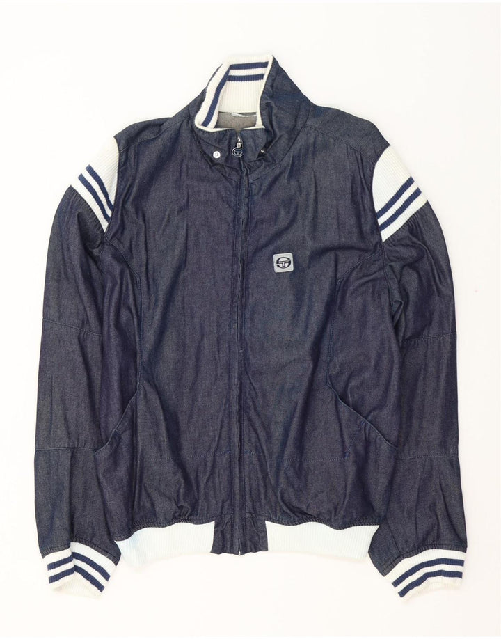 SERGIO TACCHINI Ανδρικό μπουφάν UK 40 Large Navy Blue Colorblock