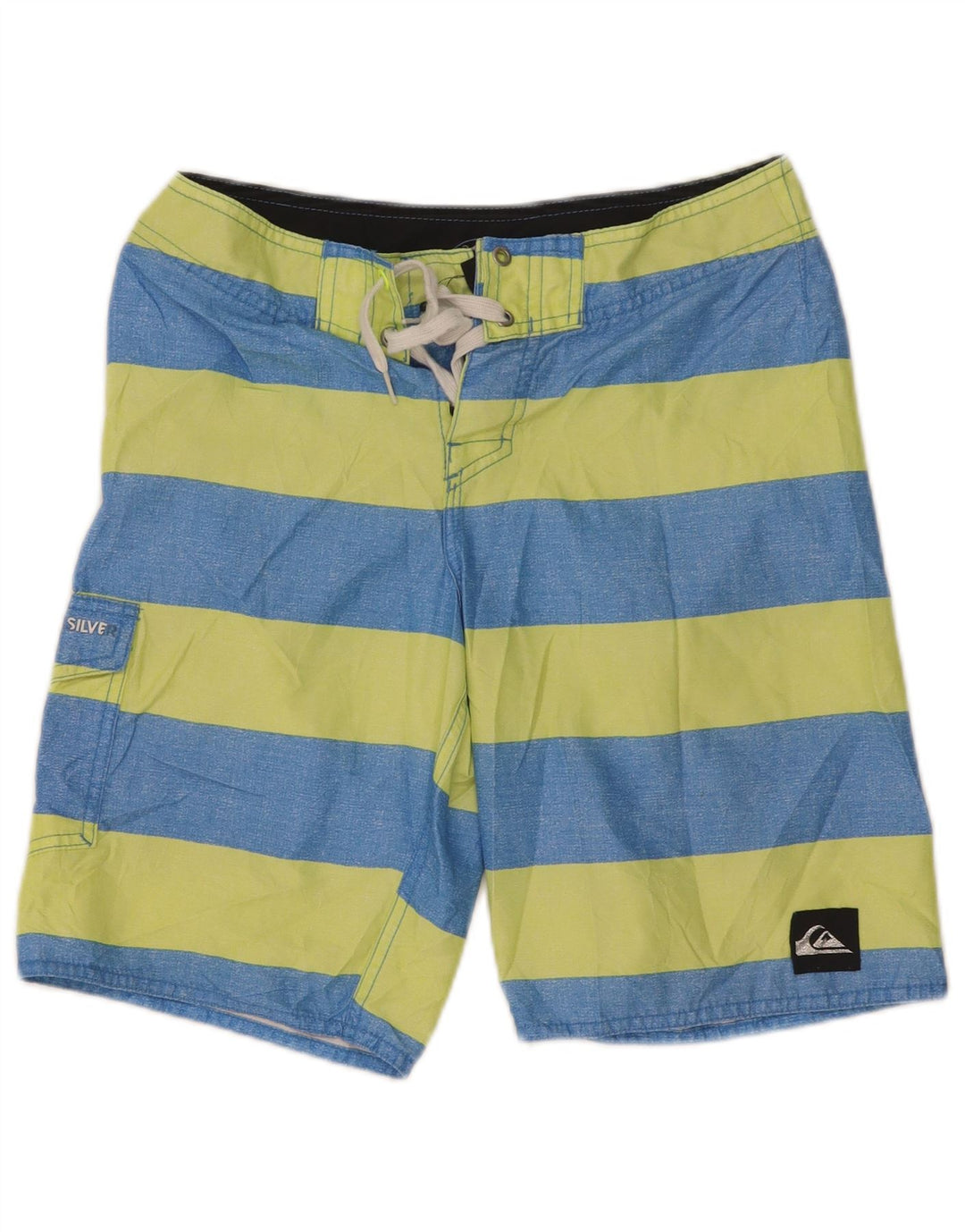 Ανδρικό σορτς κολύμβησης Quiksilver XS μπλε ριγέ πολυεστέρα