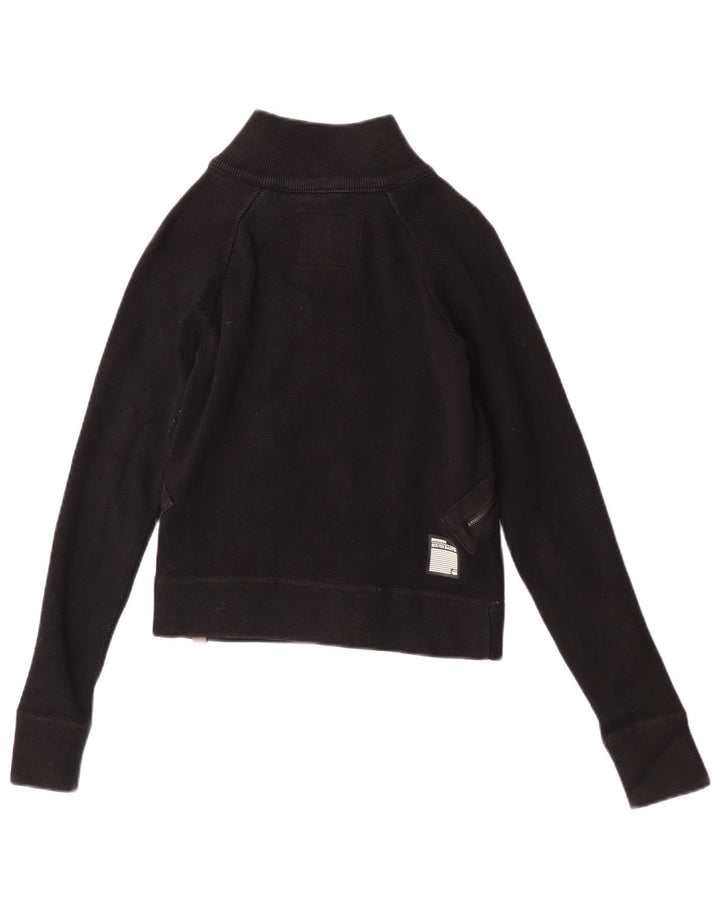 G-Star Γυναικείο Crop Bomber Jacket UK 12 μεσαίο μαύρο βαμβακερό