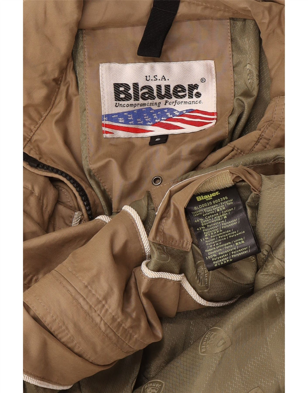 Blauer Γυναικείο Utility Jacket UK 10 Small Beige βαμβακερό