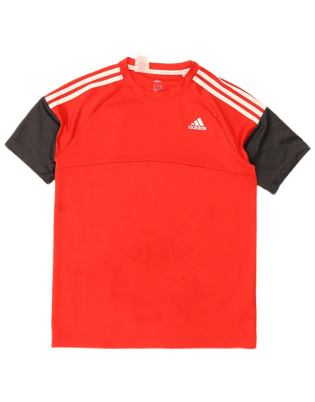 Adidas Boys κανονικό μπλουζάκι 15-16 ετών Κόκκινο πολυεστέρας