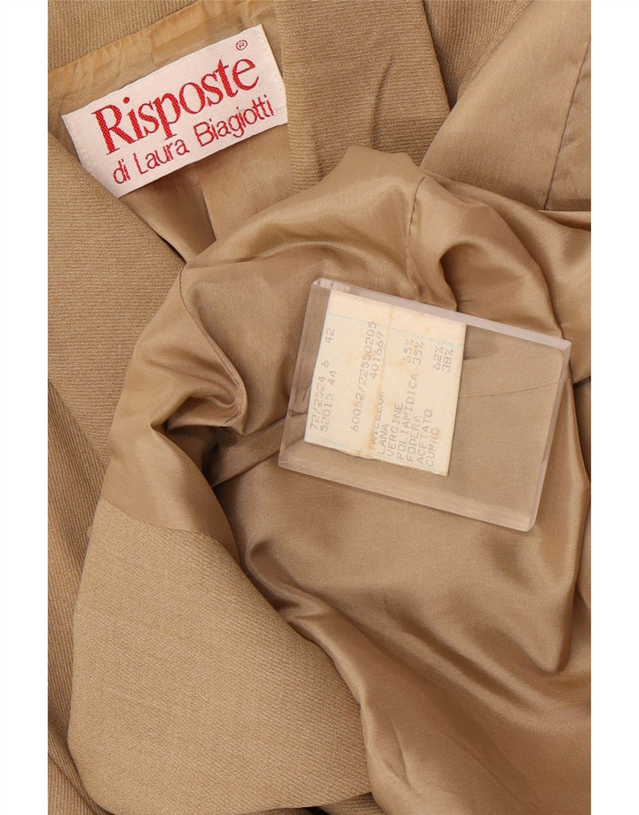 Laura Biagiotti Γυναικείο Μπουφάν 1 Button Risposte IT 42 Medium Beige