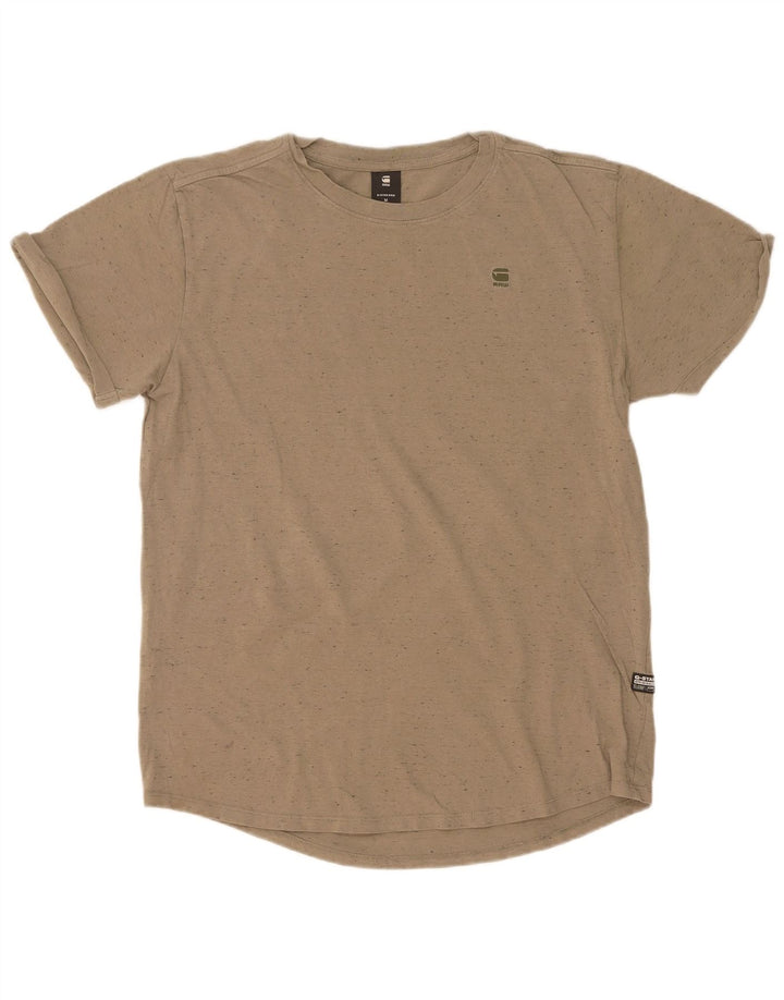 Ανδρικό T-Shirt G-Star Top Βαμβακερό από μεσαίο χακί