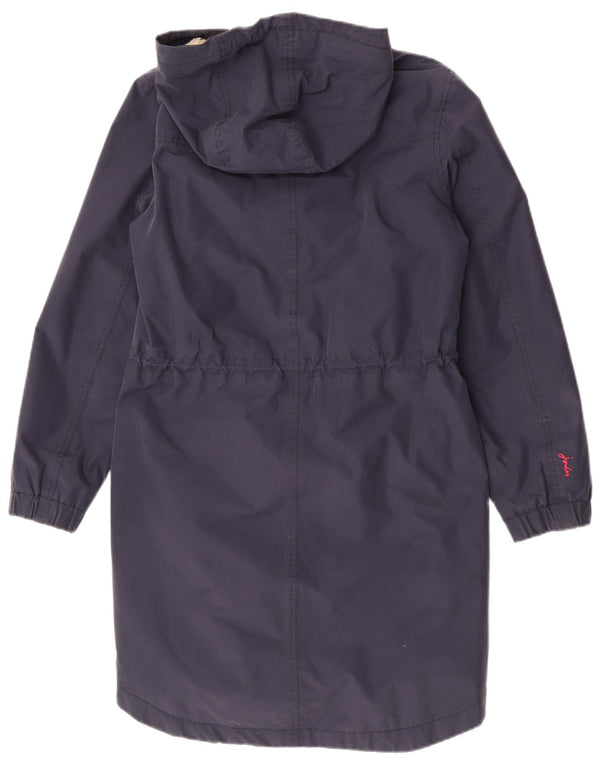 Joules Γυναικείο μπουφάν Parka με κουκούλα UK 10 Small Navy Blue Cotton