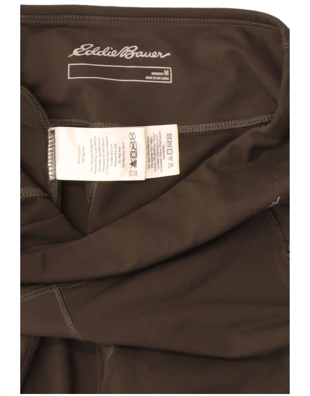 Eddie Bauer Γυναικεία Κάπρι Κολάν UK 12 Μεσαίου Πράσινου Πολυεστέρα